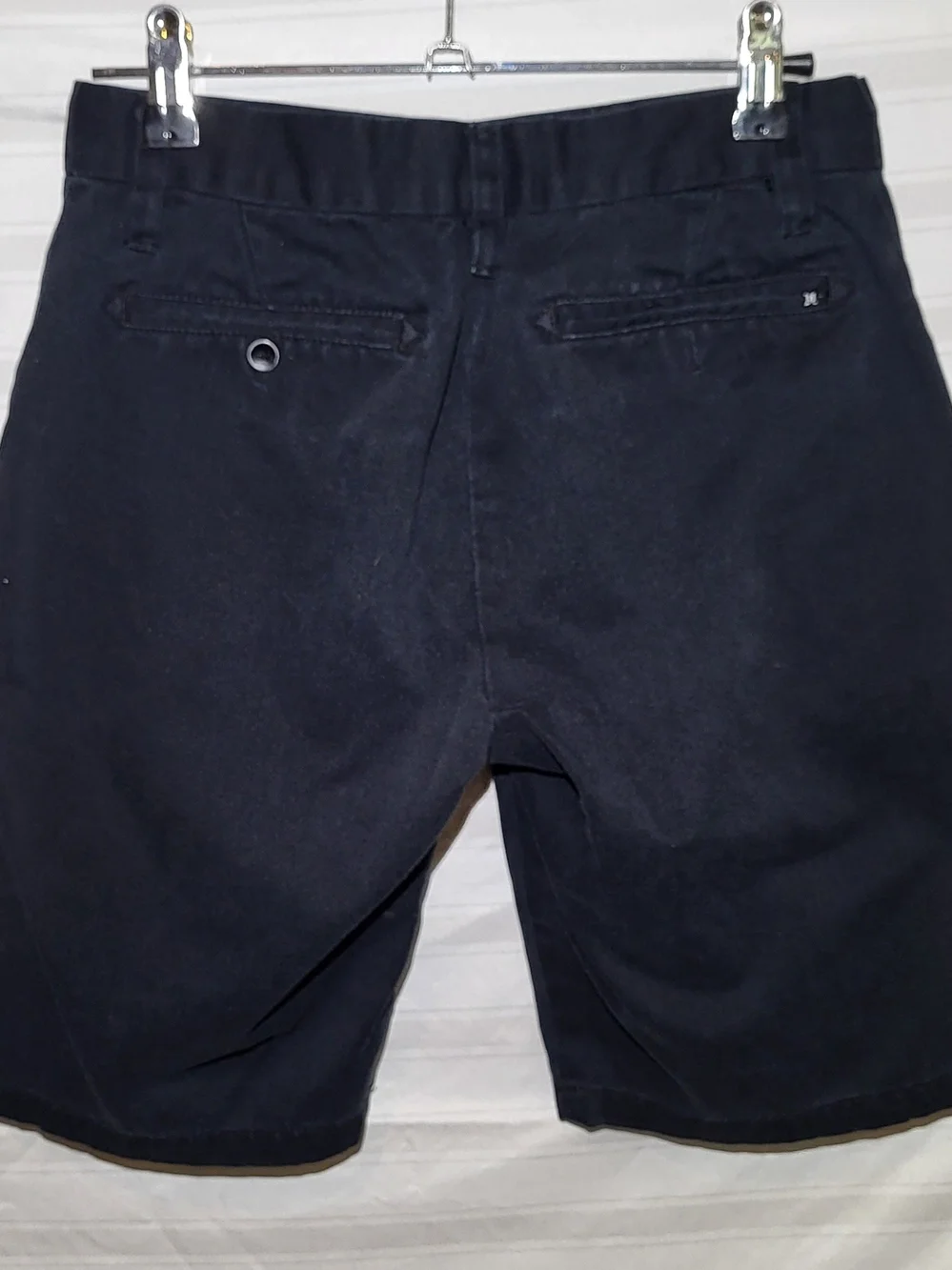 Hurley Men’s Black Flat Front Shorts